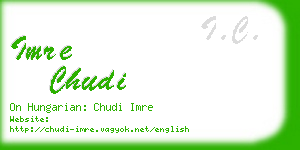 imre chudi business card